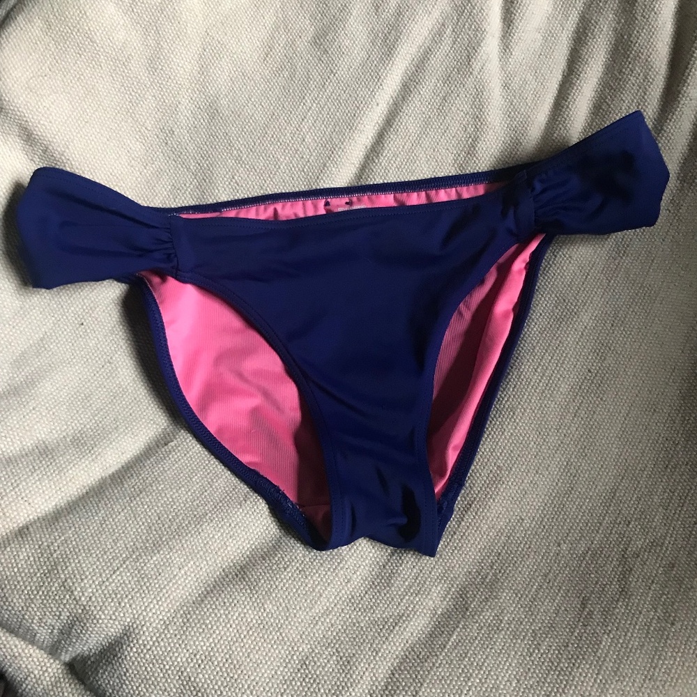Pink by Victoria's Secret Bikini Bottom XS Navy blue